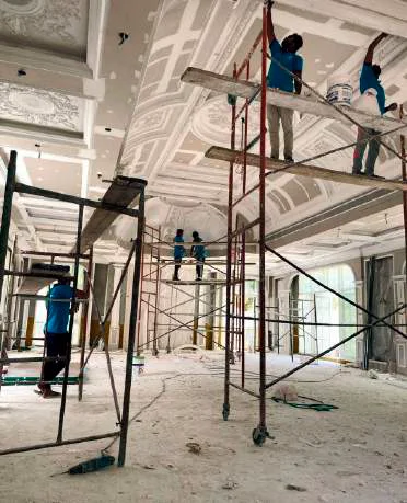 Gypsum and GRC decoration